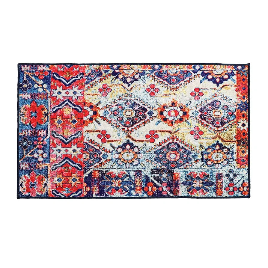 Status Contract Multi Printed Vintage Persian Carpet Rug