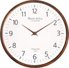 Harris & Co. Clockmasters Luxury Wooden Analog Wall Clock - 13 Inch Model - Trafalgar Street