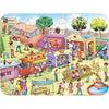 ABYZ Wooden Jigsaw Puzzles for Kids Truck Festival Jigsaw Puzzle for Kids of Age 4-6 Years 25 Pcs