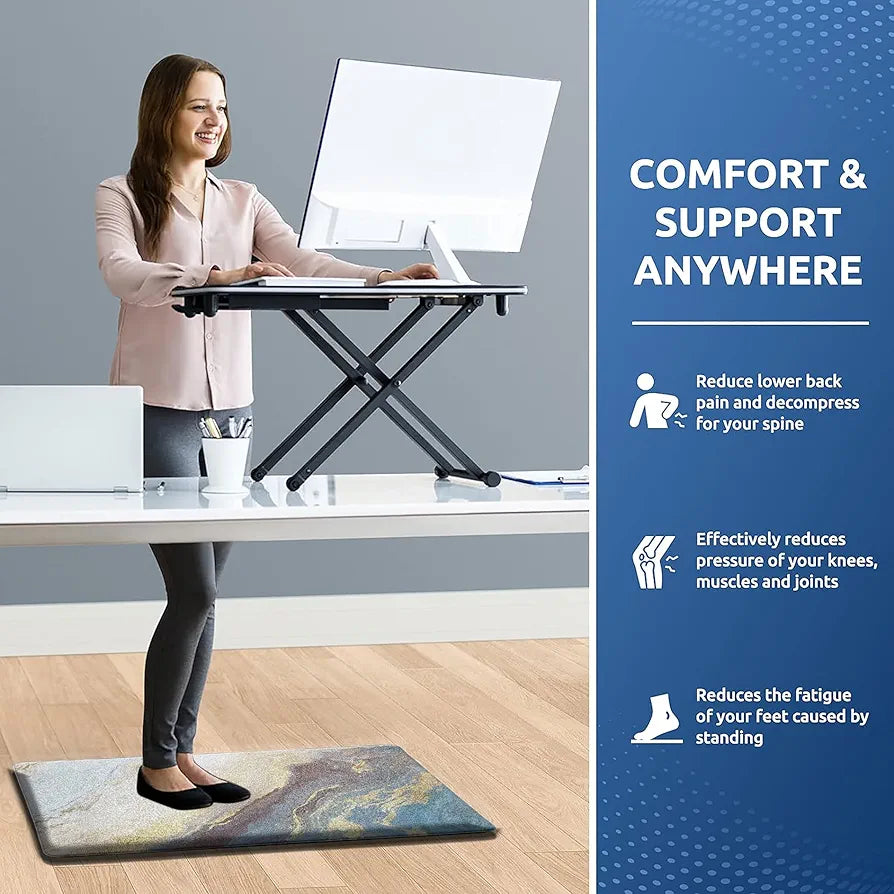 Luxe Home Columbo Anti-Fatigue  Mat Cushioned Support Stylish and Durable Easy to Clean Colour Texture