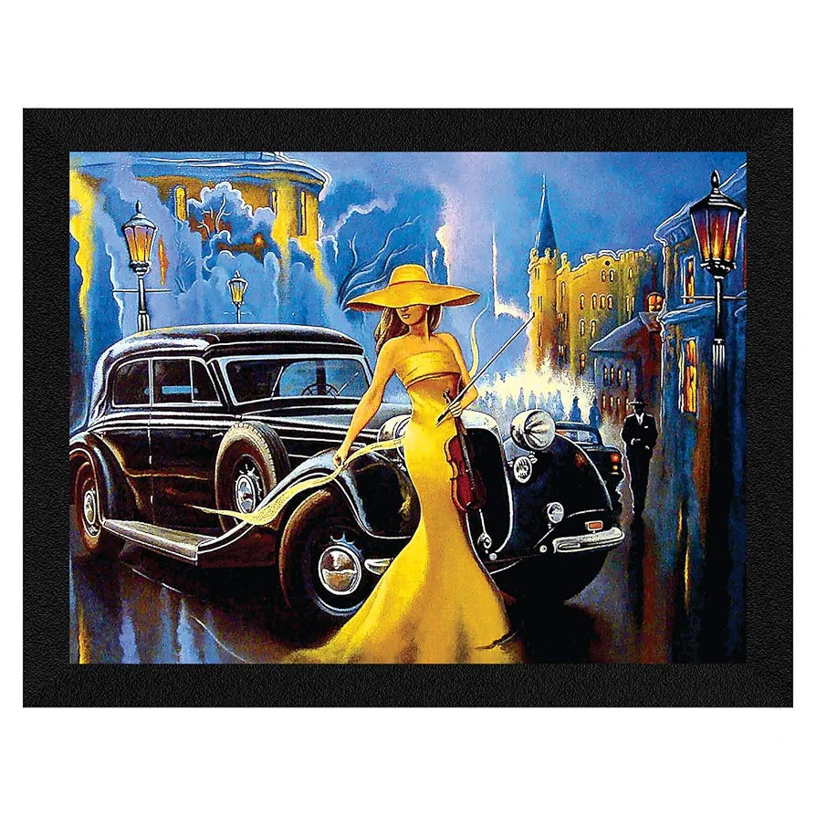 ArtX Paper Beautiful Women Wall Art Painting Vintage