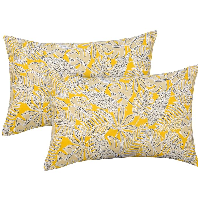 Huesland by Ahmedabad Cotton 144 TC Cotton Bedsheet for Double Bed King Size with 2 Pillow Covers | Blue & Yellow
