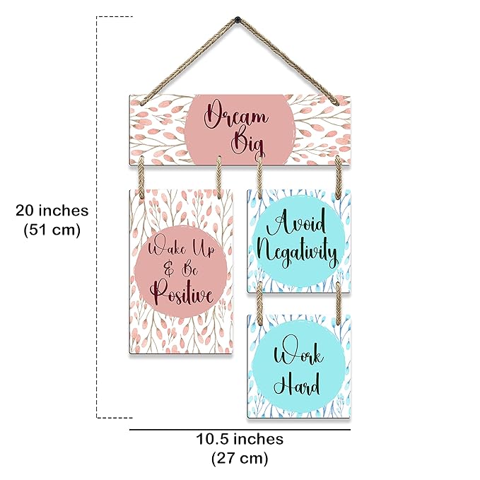 Sehaz Artworks Home Decor Decorative Items For Home Wall Art MDF Wooden Wall Hanger - 4-0029