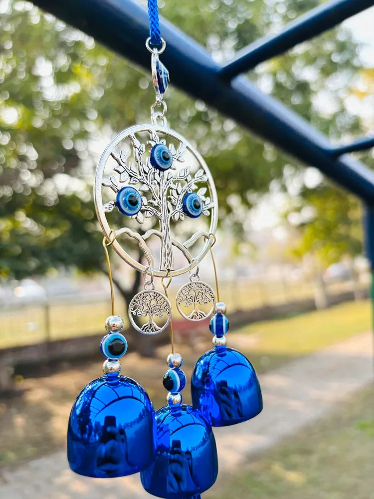 Evil Eye Wind Chime 3 Bells Evil Eye Wind Chime