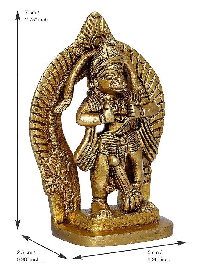 Ecraftindia Handcrafted Polyresin Bronze Finish Sita Ram Laxman Hanuman God Idols Ram Darbar Statue