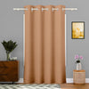 Kuber Industries Stylish Door Curtains for Living Room & Bedroom Web Net Colour Golden