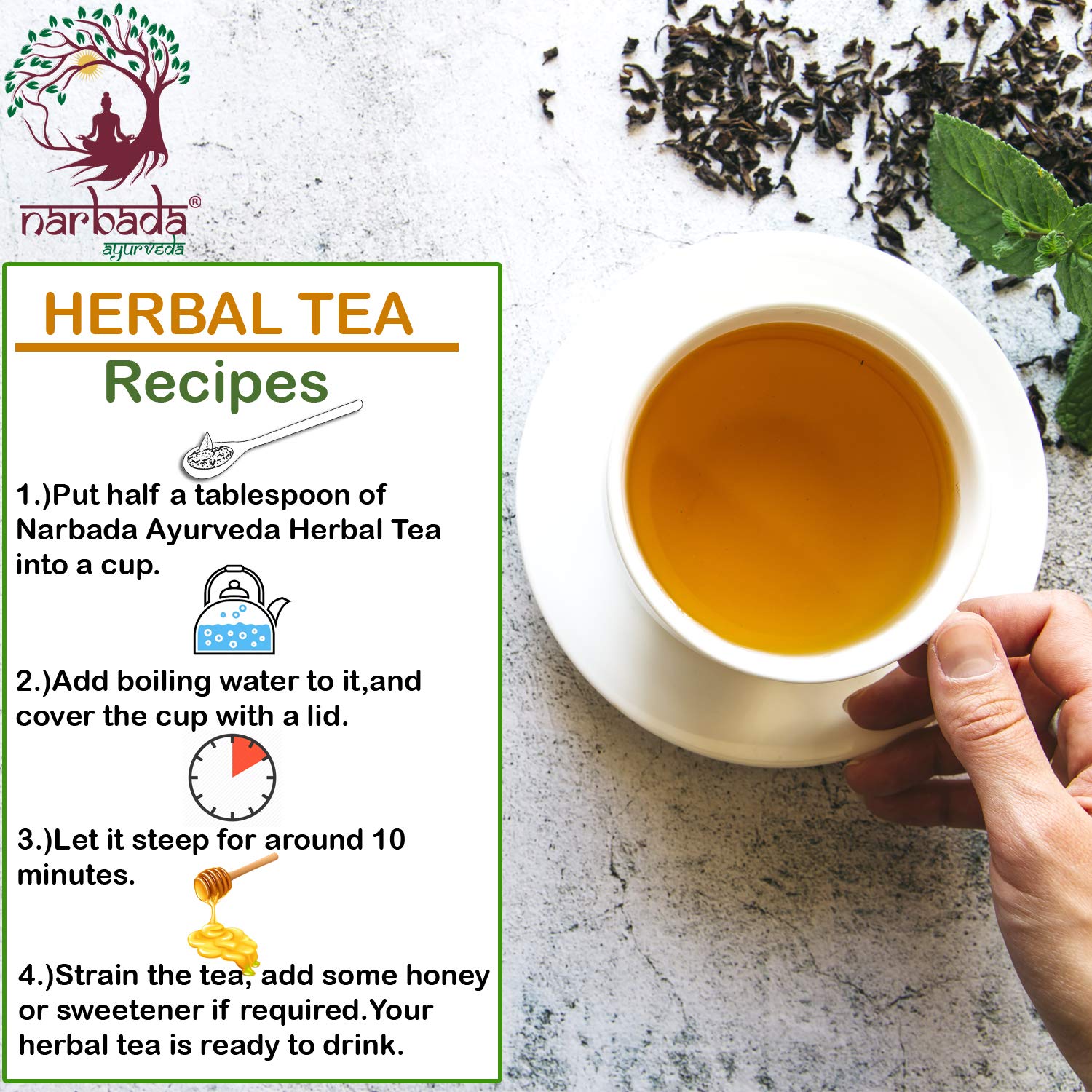 Narbada Ayurveda Herbal Tea - 100 gms