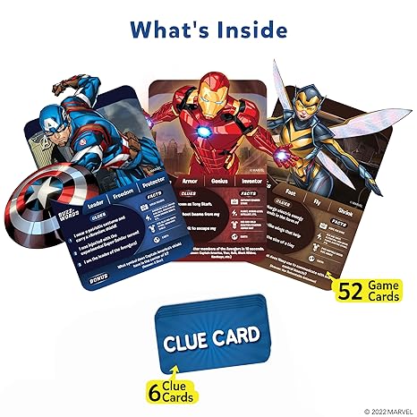 Skillmatics Card Game Guess in 10 Marvel Perfect for Boys Girls Kids Teens Adults