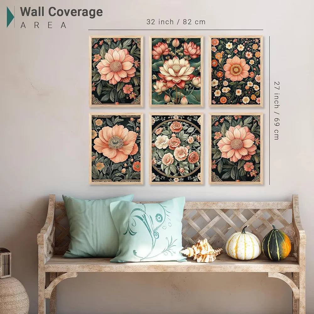 Kotart Wall Art Painting for Wall Decoration Floral Traditional Wall Decoration Art 5