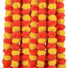 Artificial Flowers for Decoration Marigold Garlands Decoration Home Decor Mix