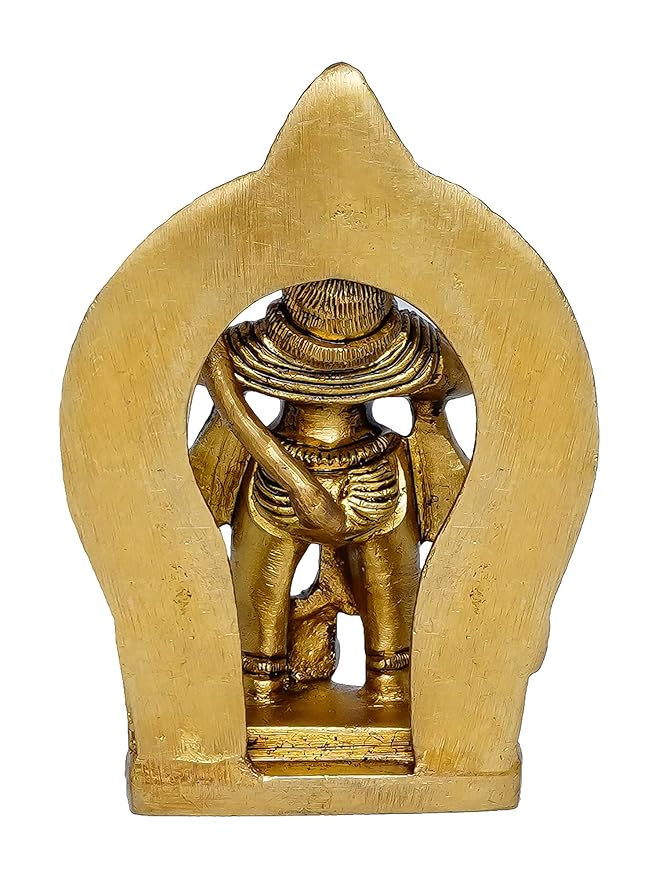 Ecraftindia Handcrafted Polyresin Bronze Finish Sita Ram Laxman Hanuman God Idols Ram Darbar Statue