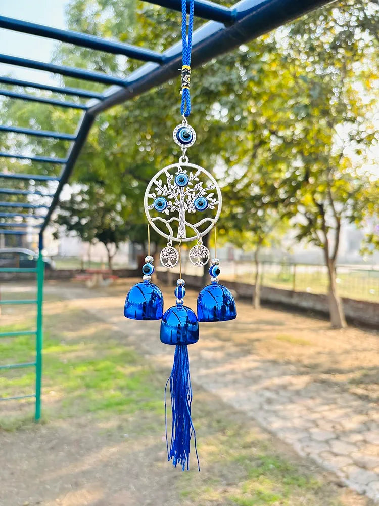 Evil Eye Wind Chime 3 Bells Evil Eye Wind Chime