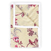 Divine Casa Floret 100% Cotton Double Dohar 120 GSM Soft & Lightweight Throw Blanket Colour Summer Fern