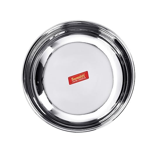 Sumeet Stainless Steel Induction Bottom Friendly Tasra Size No.11 (1.5 Ltr)