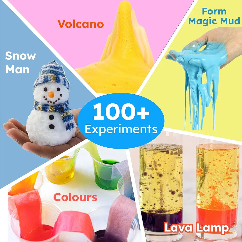 Butterfly EduFields 100+ Science Kit | Gift for Girls Age 6-7 | Birthday Gift for 5 6 7 8 Year Old Girl | Girls Science Experiment Kit | Toys for 6 Year Old | Fun STEM Learning and Educational Toys
