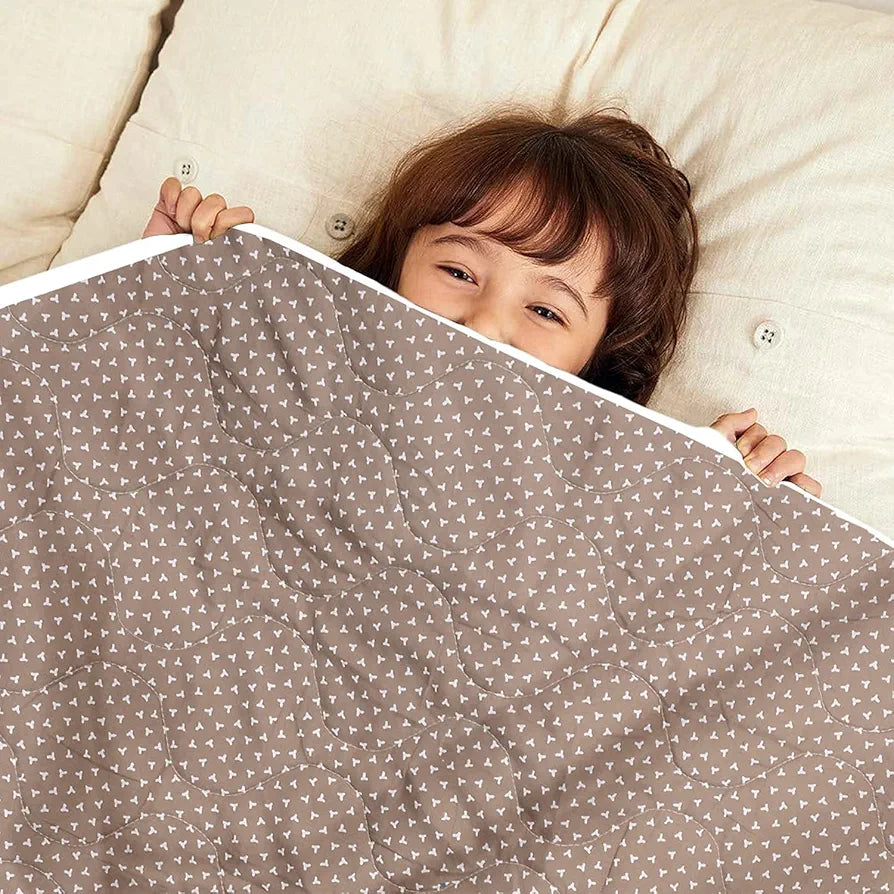 Divine Casa 120 GSM Microfiber Reversible Kids Single Bed Comforter Ultra-Soft Toddler Blanket Colour Royal Paisley