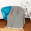Sashaa World Cotton Throw Blanket Colour Black & White