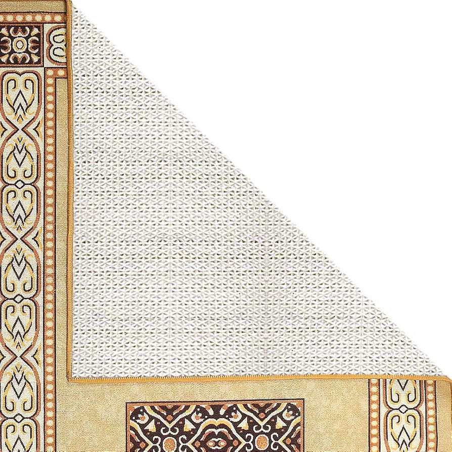 Status Contract 3D Printed Carpet Rug Runner For Bedroom/Living Area/Home With Anti Slip Backing Multicolor