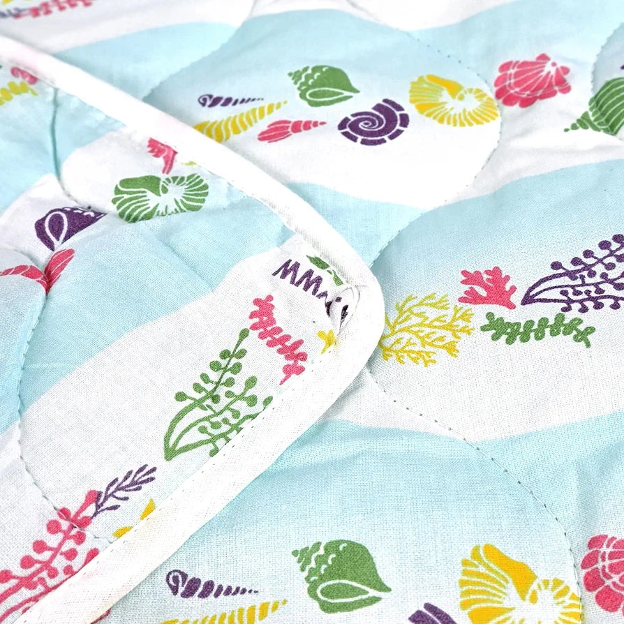 Divine Casa 120 GSM Cotton Single Kids Comforter Soft & Lightweight All-Season Blanket Colour Cosmic Sky