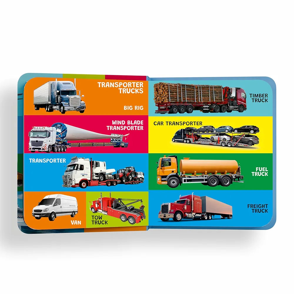 My First Premium Padded Book of Vehicle : Early Learning Padded Board Books for Children 