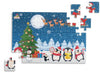Playhills Wooden Puzzle Happy Penguin Family Celebrating Christmas 60 Puzzle Pieces