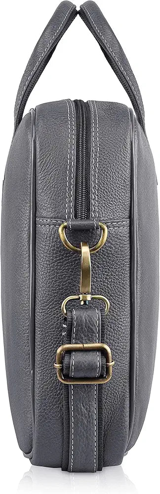 WildHorn Leather Laptop Messenger Bag for Laptop/MacBook up to 15 inch| Padded Laptop Compartment |Office Bag I 365 Days Warranty