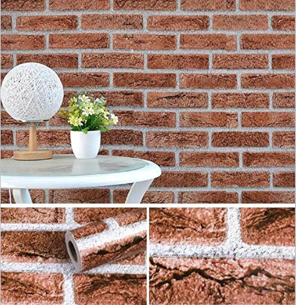 Indian Royals Decorative Wallpaperfor Home Bricks for House Stick Brick Wallpaper