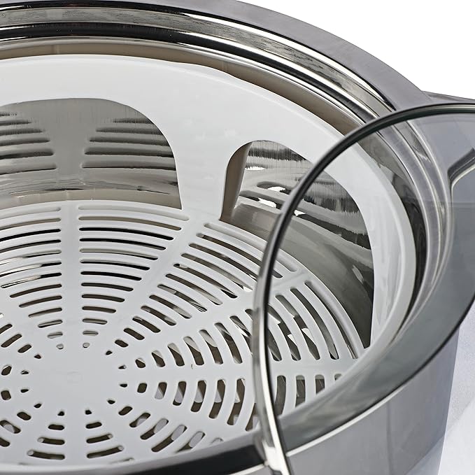 Cello Roti Plus Big Solid Stainless Steel Double Walled Casserole for Roti | 2500ml | Silver | Hot Box