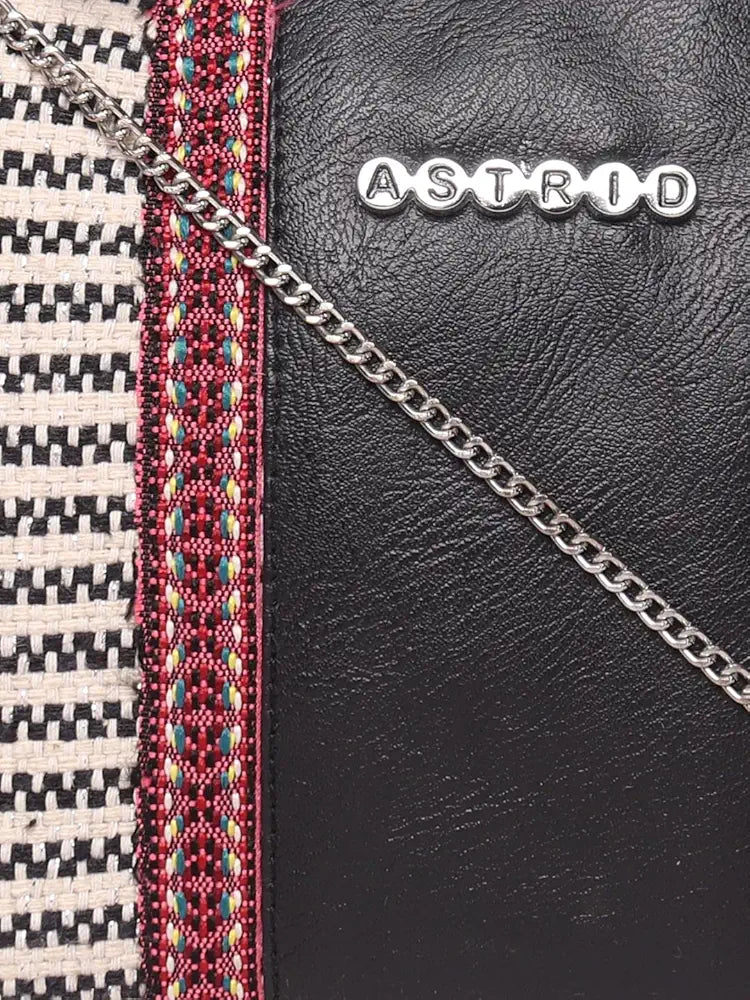 Astrid Handmade Macrame Flap Over Sling Bag For Girls And Women Colour Grey