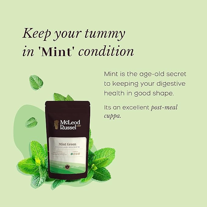 McLeod Russel 1869 Mint Green Tea - 100 gms