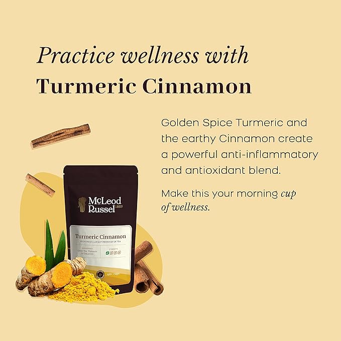 McLeod Russel 1869 Turmeric Cinnamon Green Tea - 100 gms