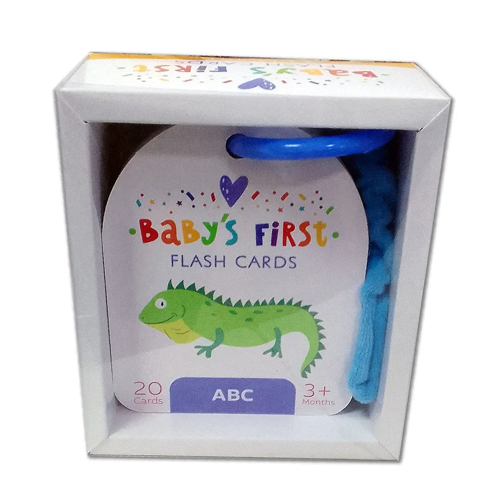 Popcorn Games Alphabet Baby's First Board Flash Card Learning Educational Toy for New Born Baby Kids Ages 3 Month+ Best Birthday Gift Early Learning - 20 Cards