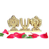 Vadakalai Shankh Chakra Namah Stand Brass