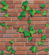 Indian Natural Brick Environmental Protection Pvc Vinyl Wallpaper Brick Leaves Wallpaper