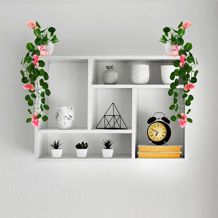 Artificial Flower Vine Plants Falling with Small Size Pot Natural Touch Pack of 2 DESIGN-07