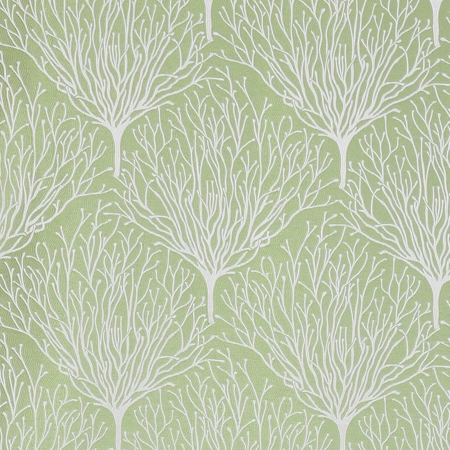 Cloth Fusion Jacquard Long Door Curtain 9 feet Set of 2 Green 02