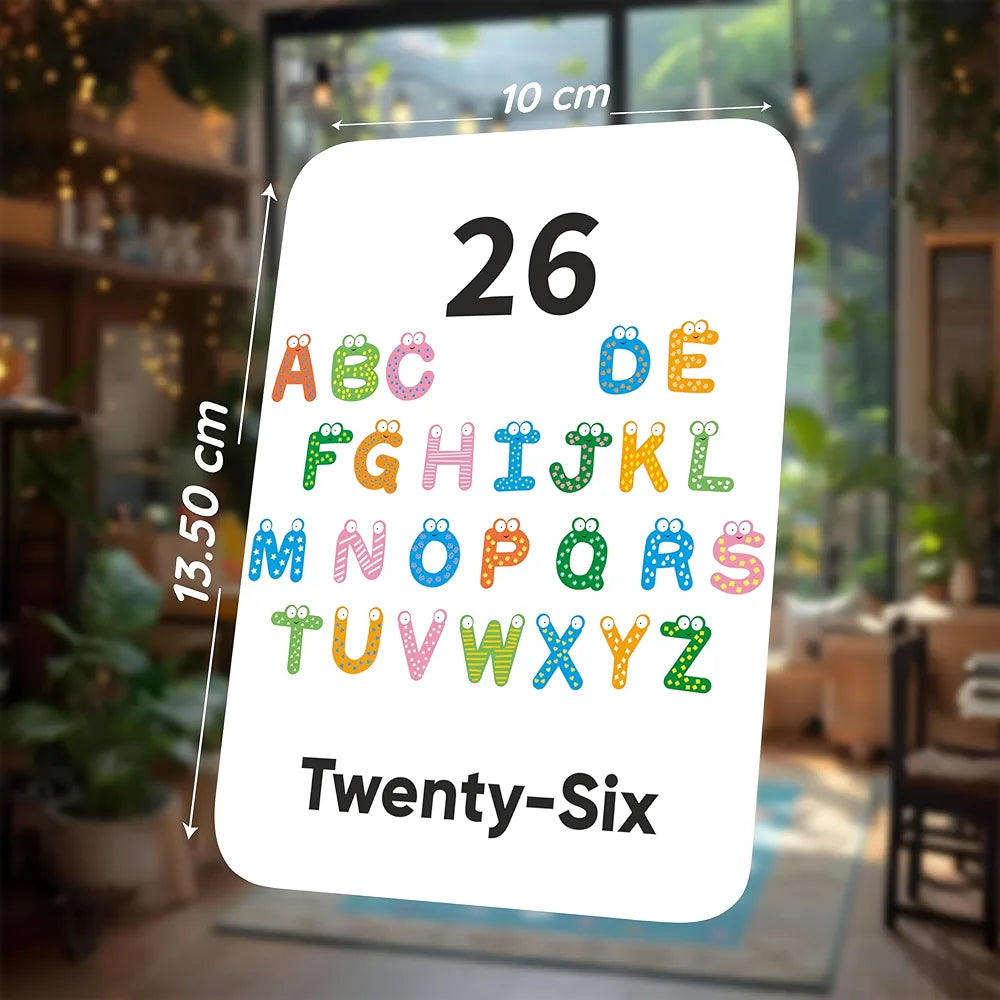 SPARTAN KIDS Numbers Flash Cards for Kids Creative_Thinking | 27 Early Learning Flash Cards Easy & Fun Way of Learning 1 Year to 6 Years Babies