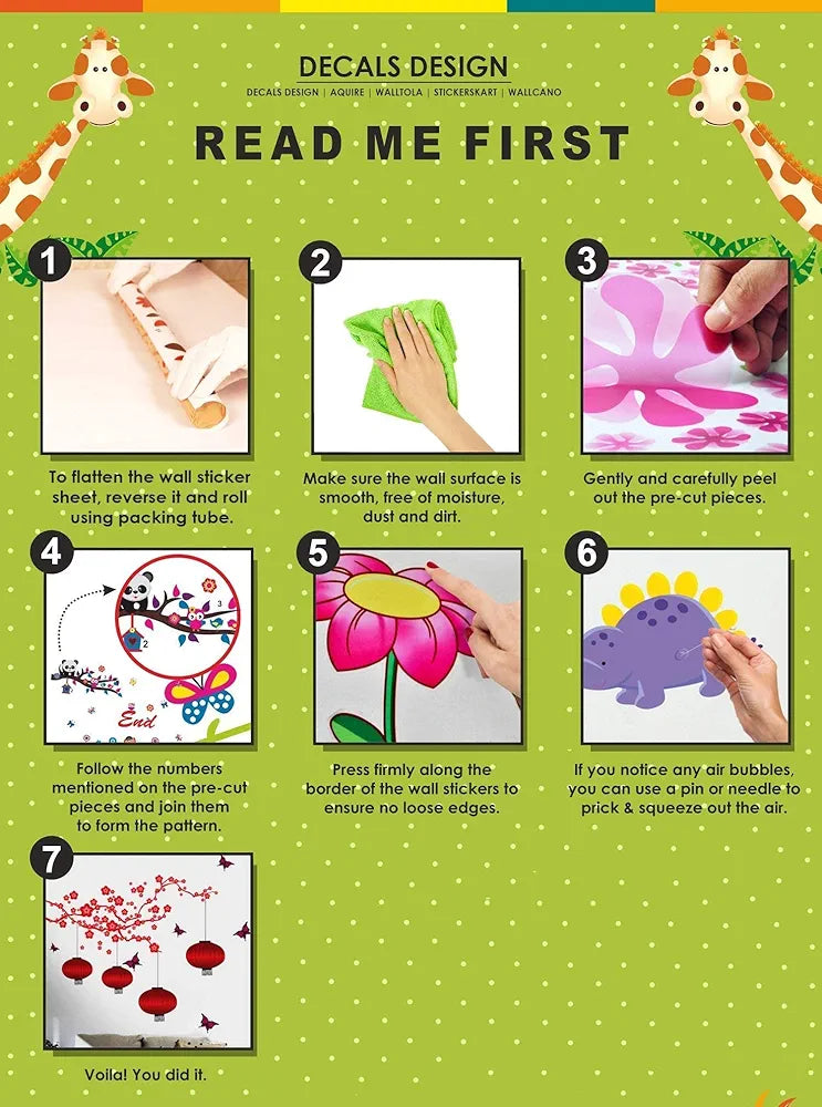 Decals Design Flower Vines Wall Sticker