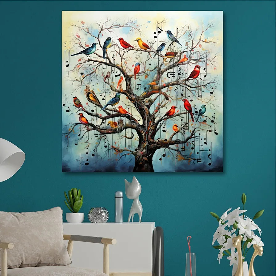 Livin'luxe Wood Paintings Modern Art Canvas Home Decor Wall Paintings With Frame Painting