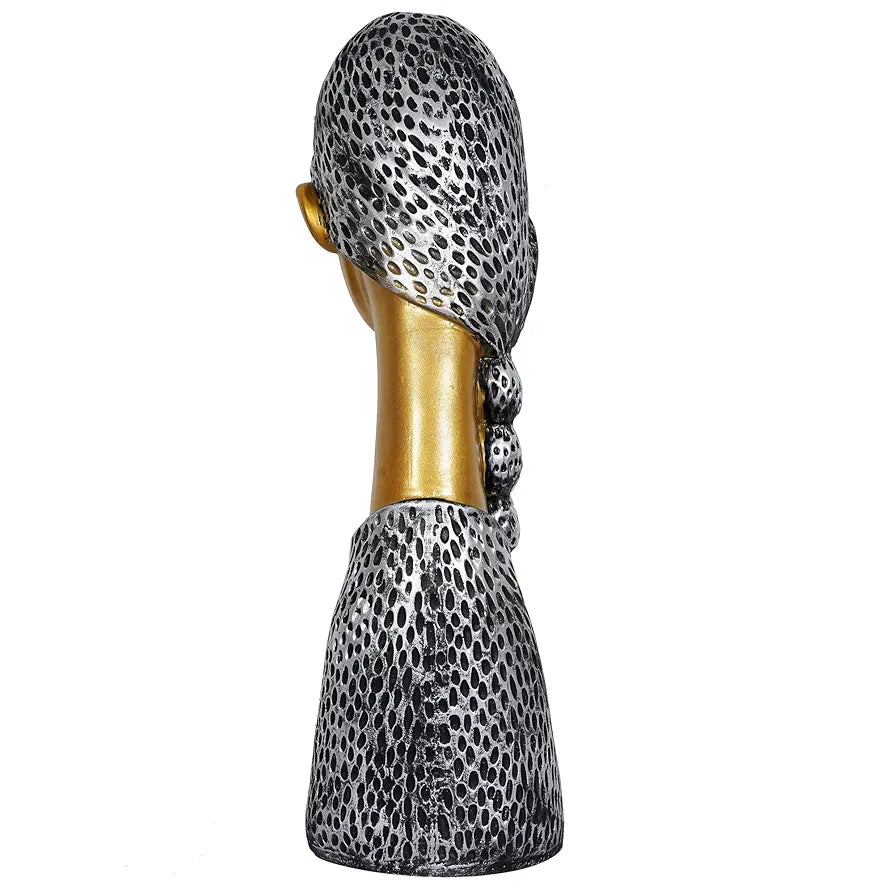 Zart Polyresin Welcome Lady Showpiece for Home and Office Decor