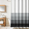 Homethreads Embrace Luxury with Our 6-Feet Long Premium Polyester Shower Curtain with 12 Hooks for a Lavish Bathroom Gray Colour