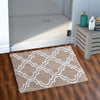 Aerohaven Cotton Glorious Super Soft Moroccan Designer Anti Slip Bathmat Brown Colour