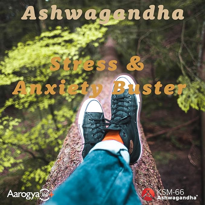 Aarogya360 KSM-66 Ashwagandha - 60 caps