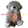 Kidology Baby Plush Toy with Music Lights & Breathing Motion Grey Colour - 30 cm