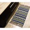 The Home Talk Handmade Cotton Tribal Carpets Area Rugs for Bedroom Multicolor Beige