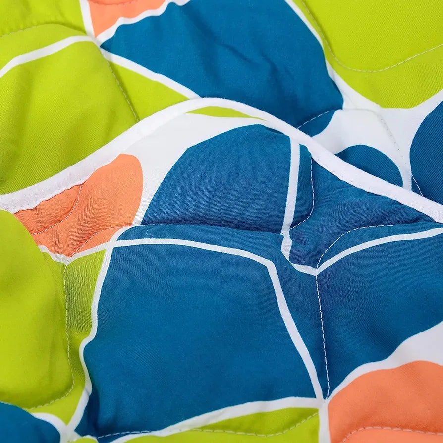 Divine Casa Microfiber 150 GSM Reversible Double Bed Comforter Ultra Soft & Lightweight Blanket Colour Acid Lime