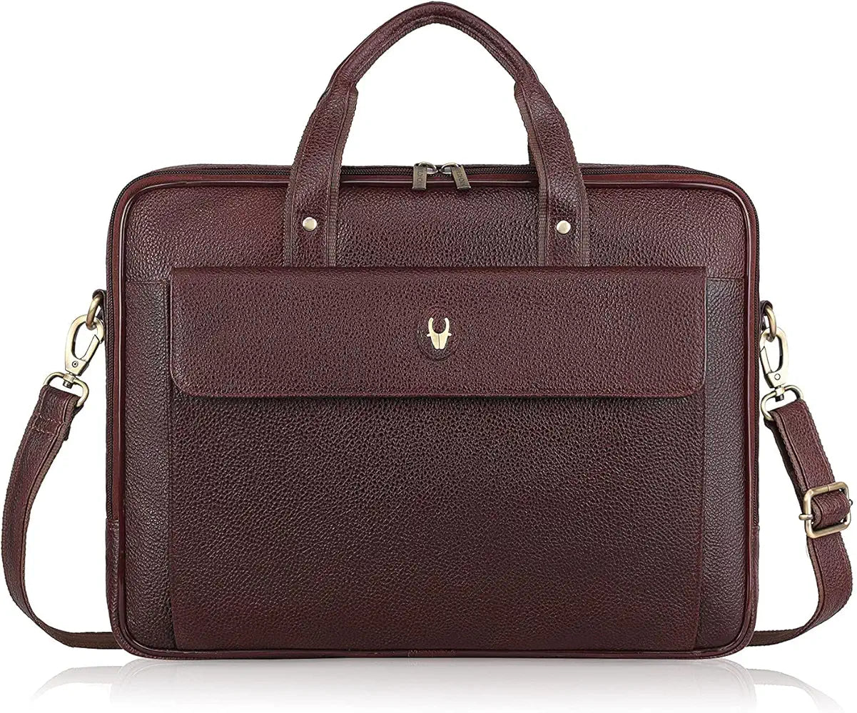 WildHorn Leather Laptop Messenger Bag for Men