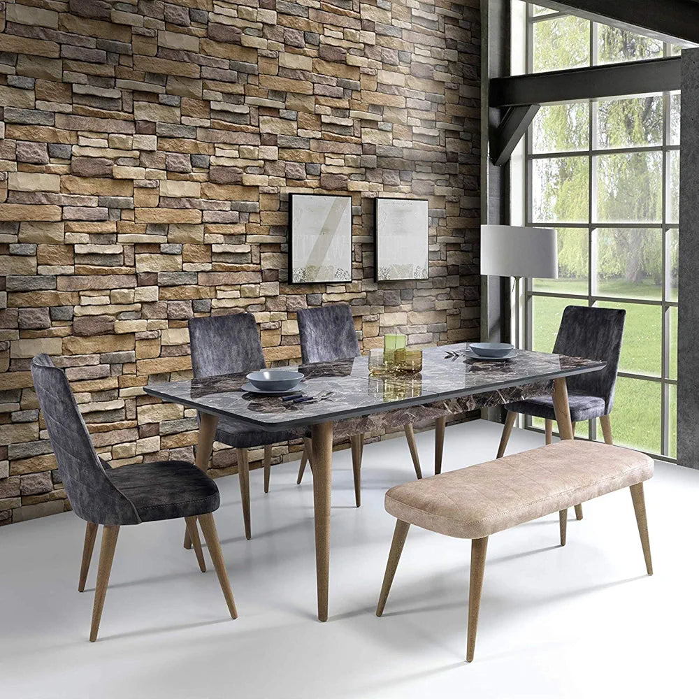 Jaamso Royals Multicolor Brick Stone Wall Papers Bricks-wallpaper 2