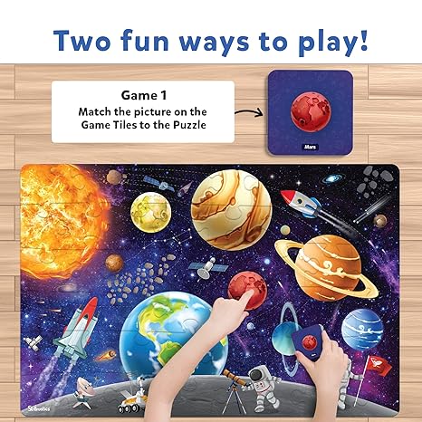 Skillmatics Floor Puzzle & Game Piece & Play Space Jigsaw & Toddler Puzzles Educational Toy