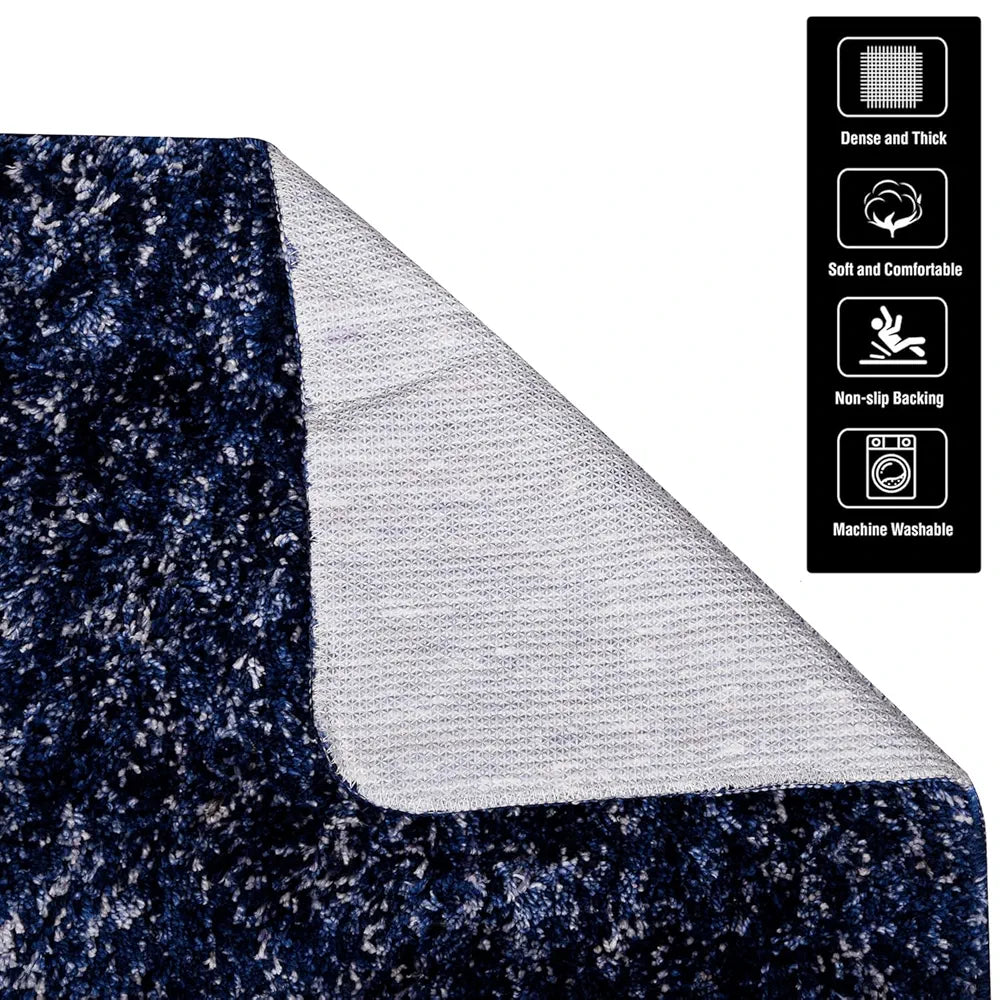 Kuber Industries Door Entrance Mat for Floor Home Entrance Colour Blue